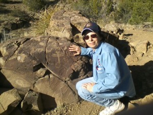 dragonfly trail petroglyph near Silver City NM